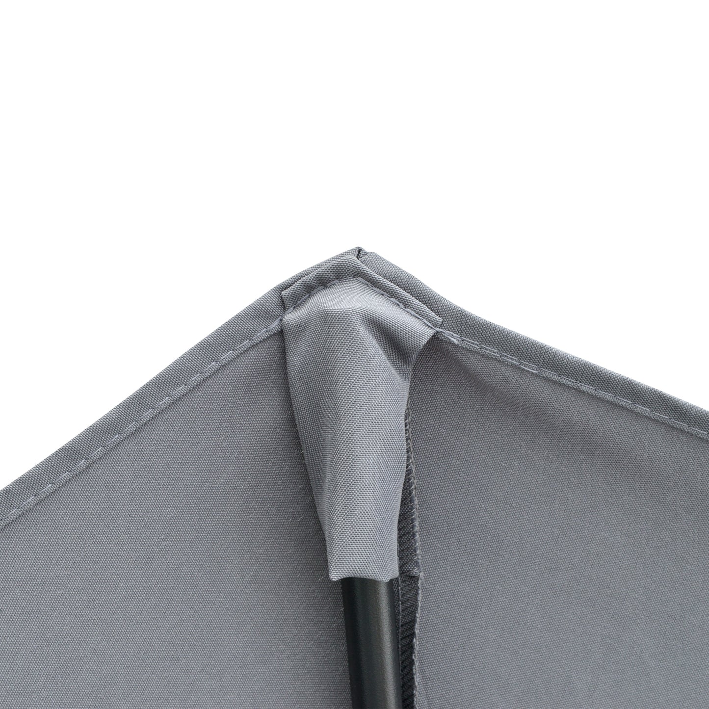 2m Half Parasol Market Umbrella Garden Balcony Parasol