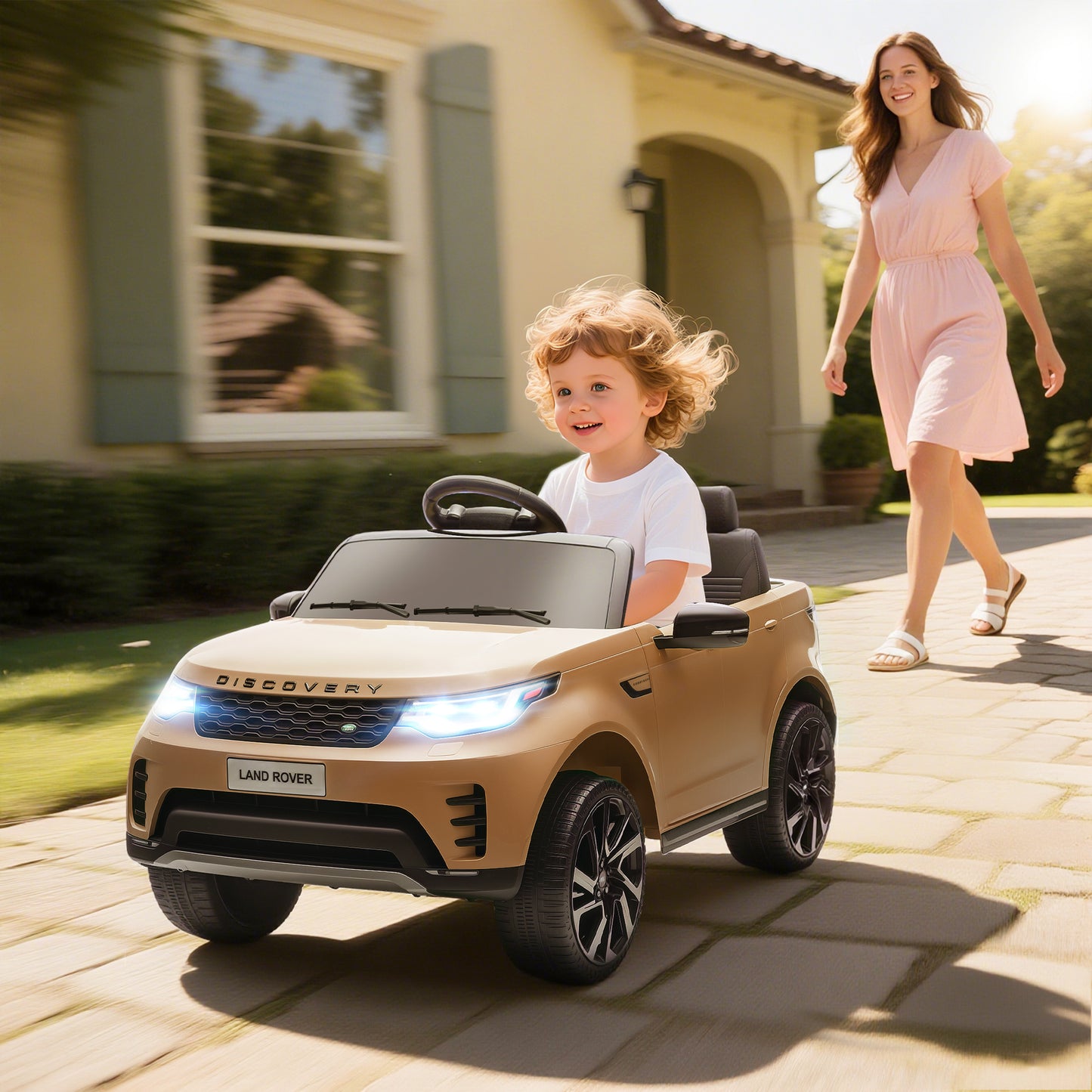 Land Rover Discovery Licensed 12V Kids Electric Car with Remote