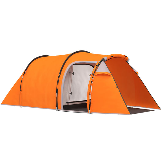 2-3 Man Tunnel Tents w/ Vestibule Camping Tent Porch Air Vents