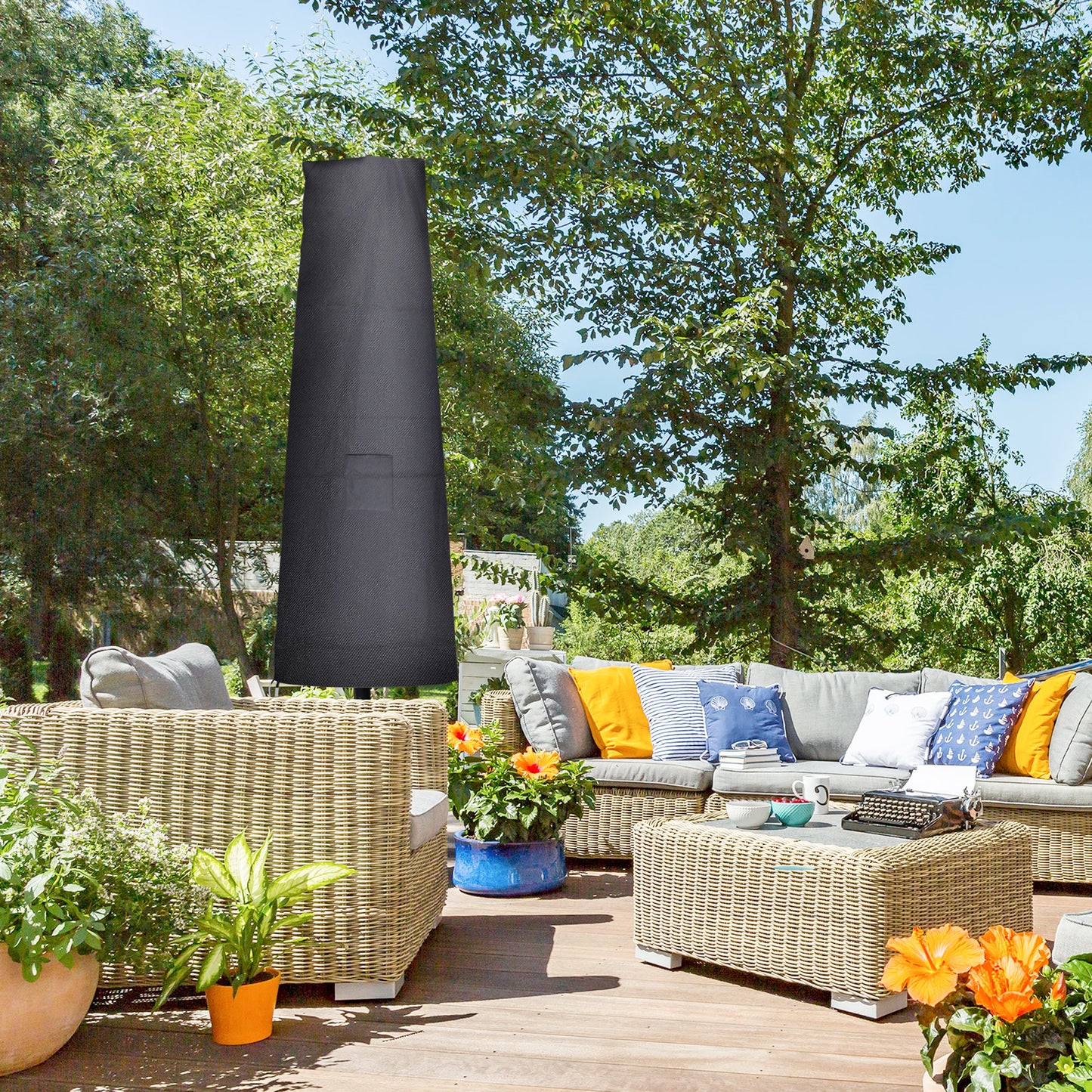 Garden Parasol Cover, Waterproof Outdoor Cantilever Banana Umbrella
