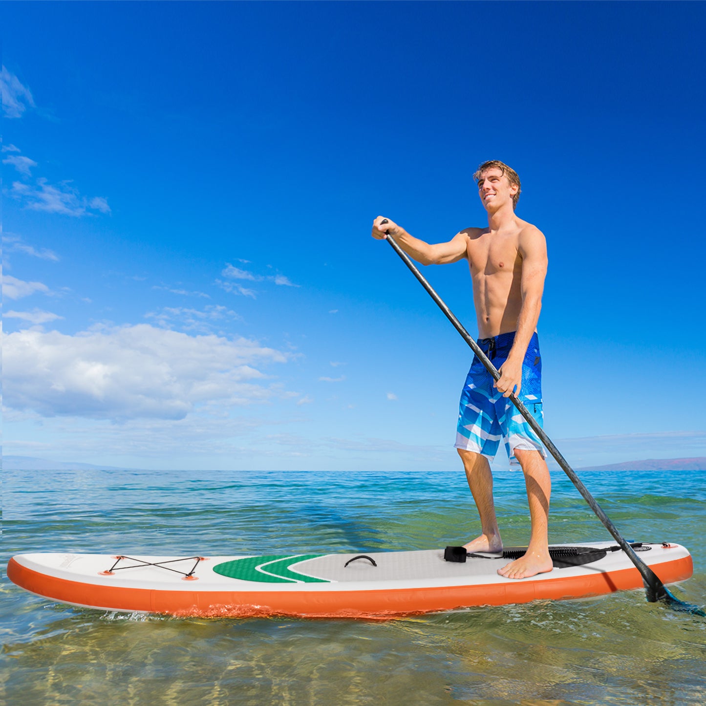 10'6" x 30" x 6" Inflatable Stand Up Paddle Board