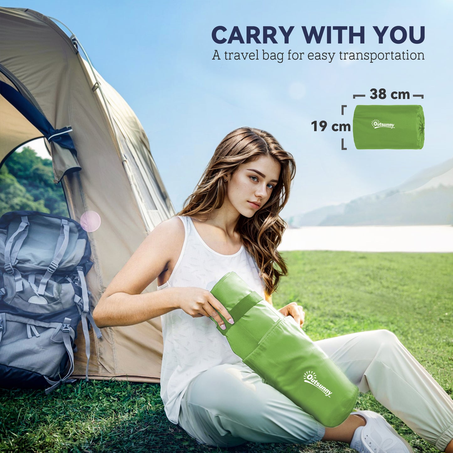 2 Person Camping Inflatable Mattress