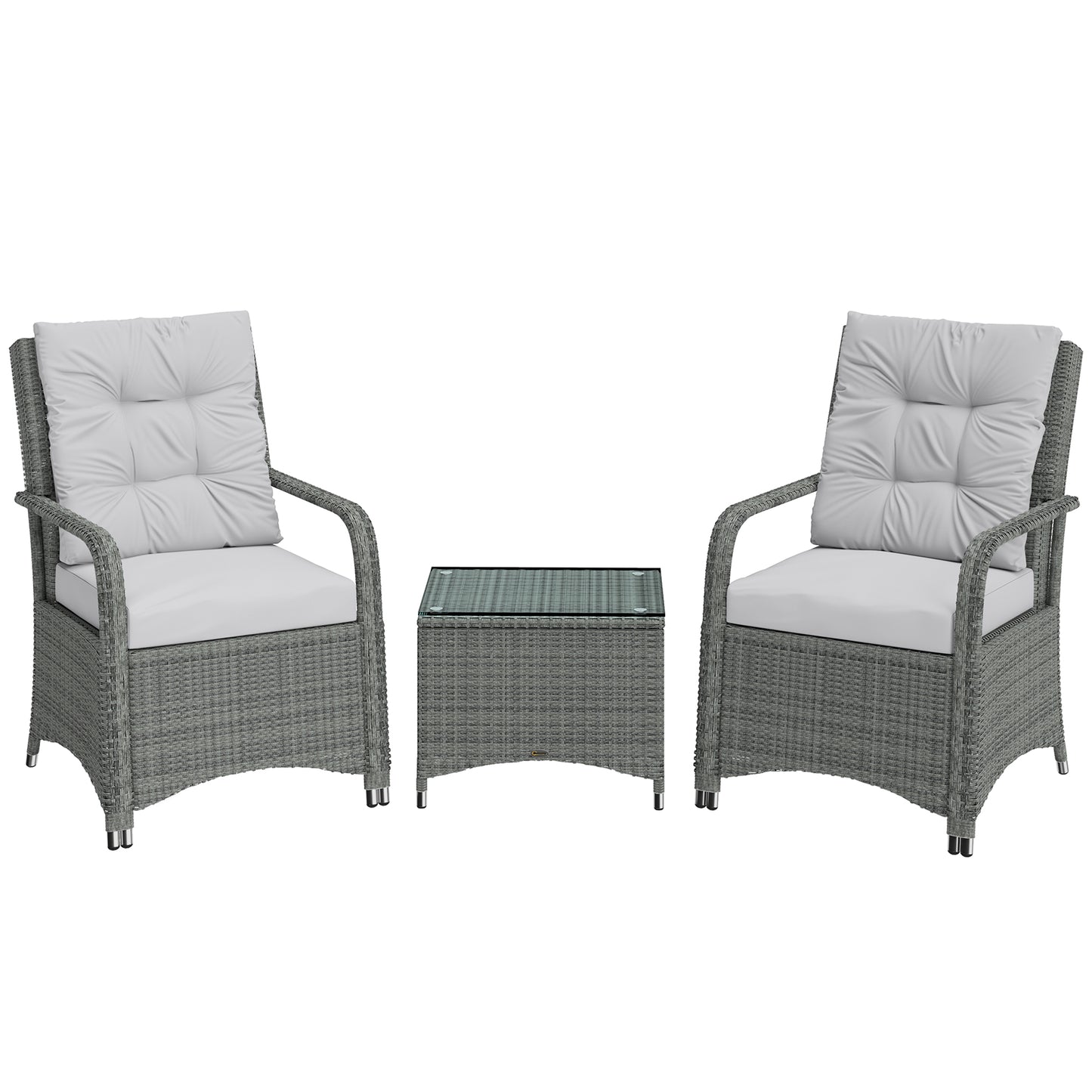 3 Pieces Rattan Bistro Set (8)