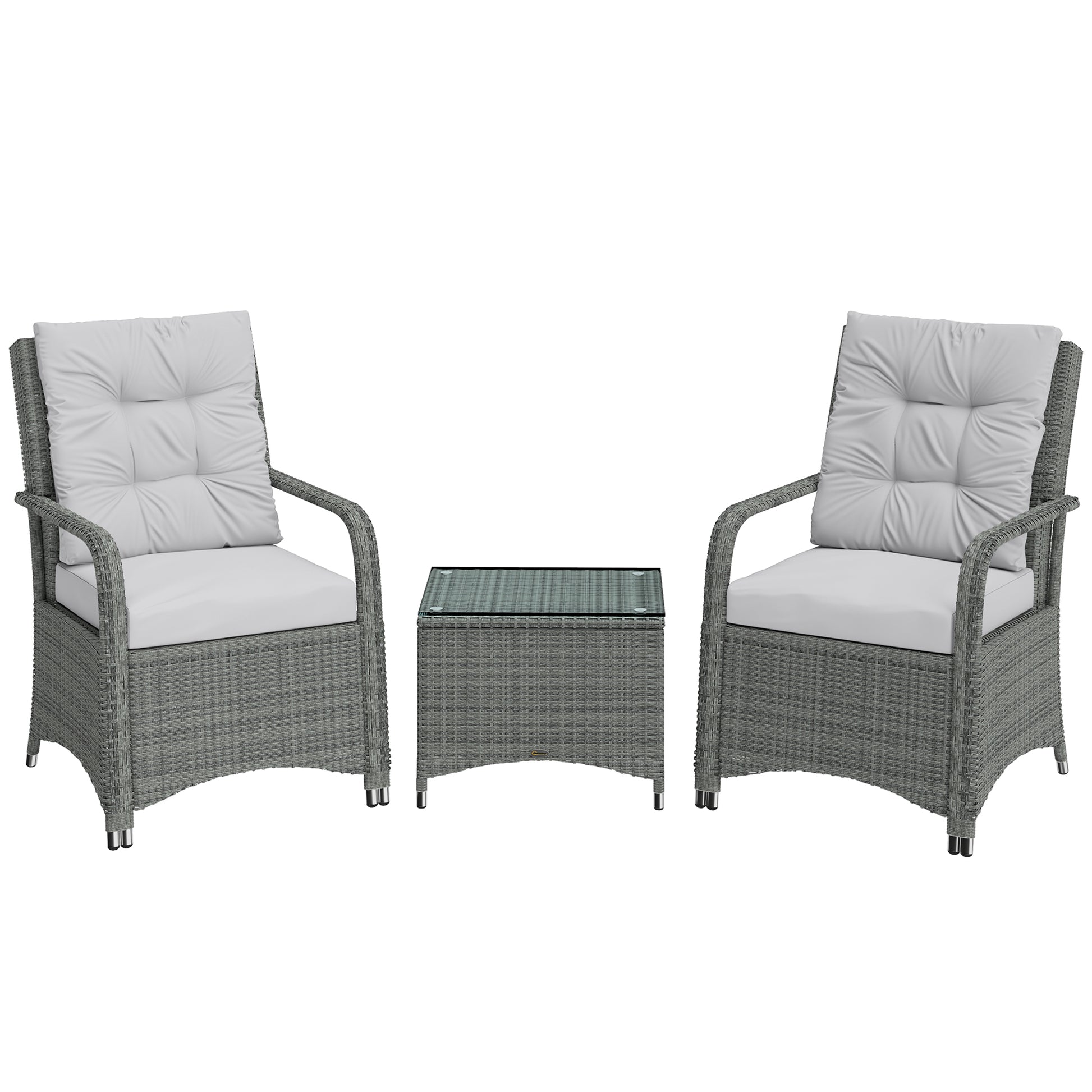 3 Pieces Rattan Bistro Set (8)