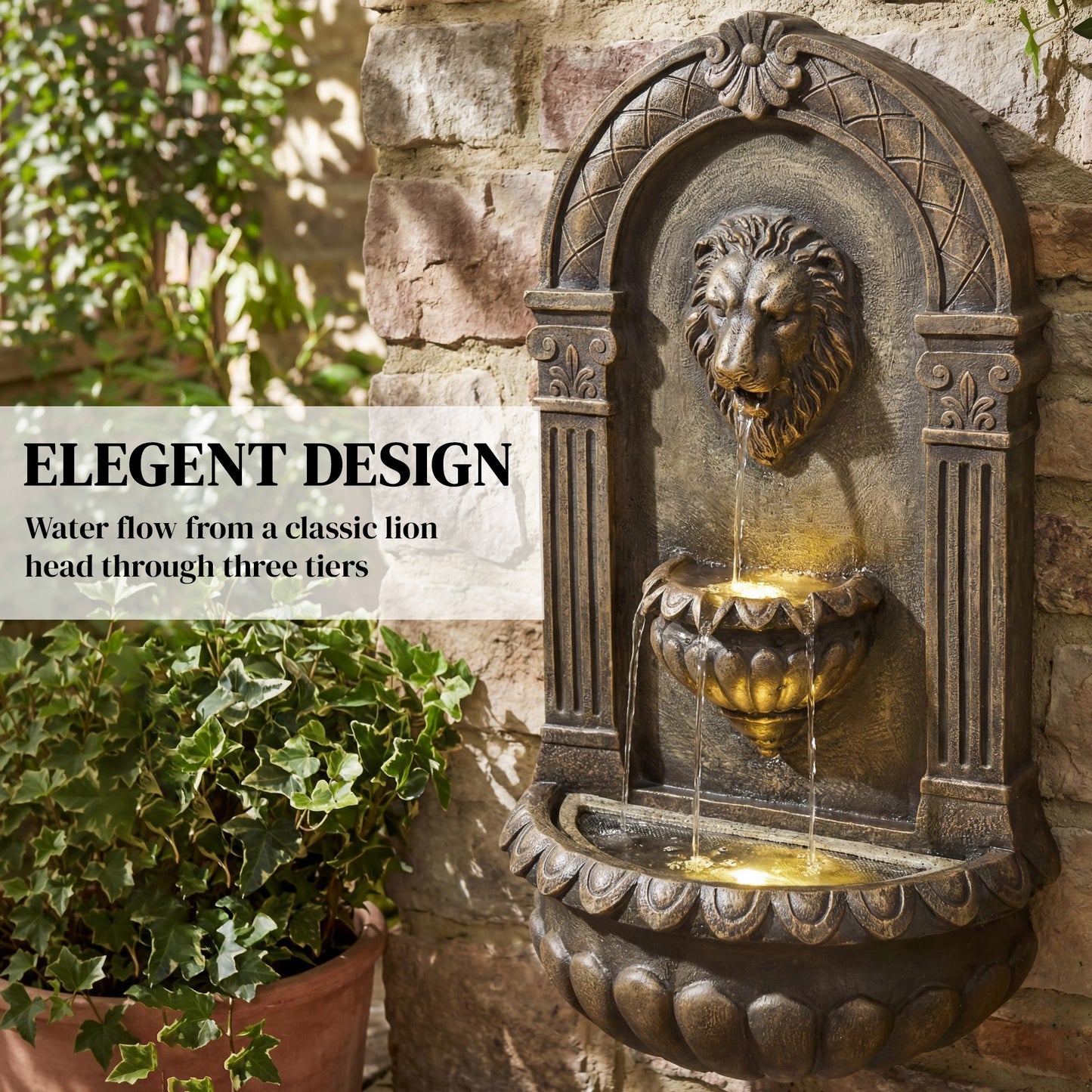 Wall-Mounted Water Fountain