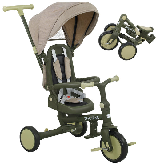 5 in 1 Kids Trike with Adjustable Backrest