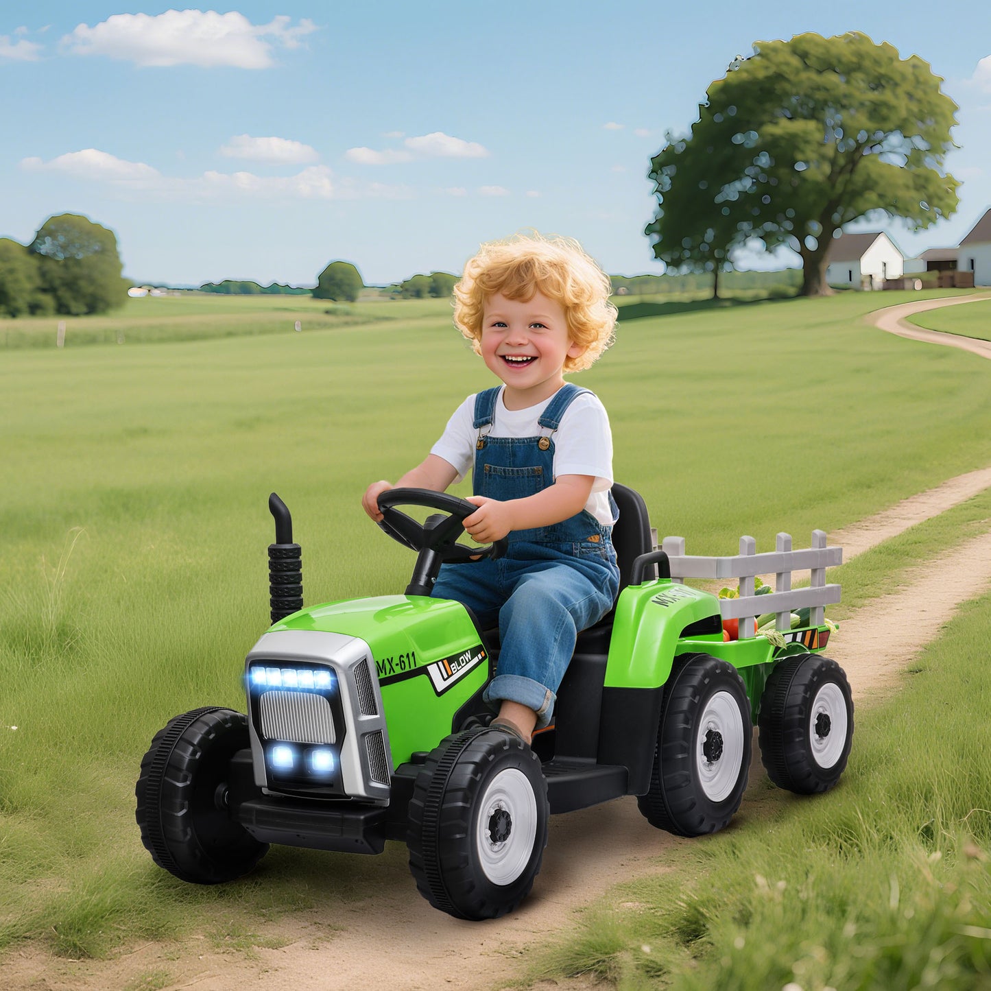 Ride On Tractor, Battery Powered Electric Car