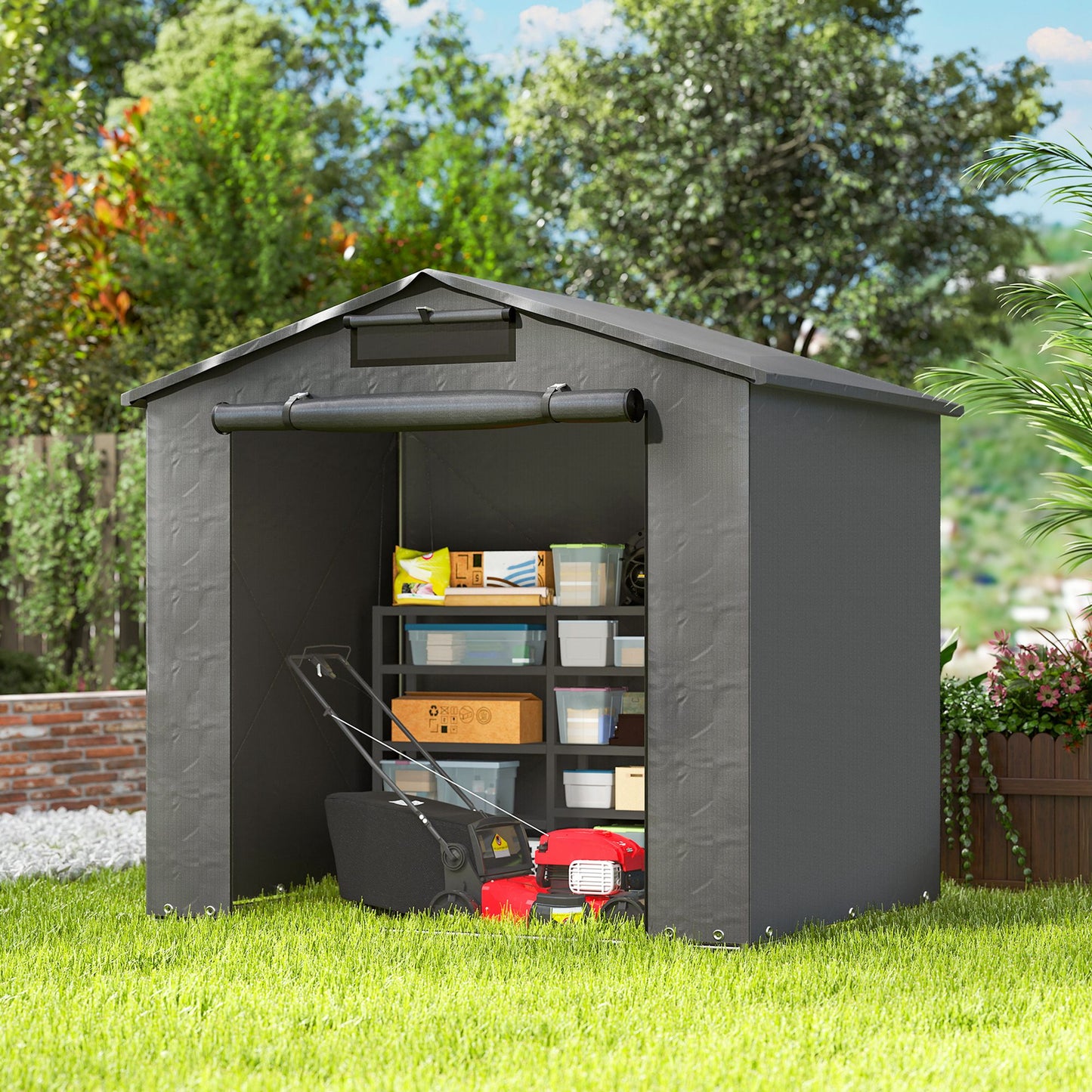 6 x 4 ft Outdoor Garden Storage Shed