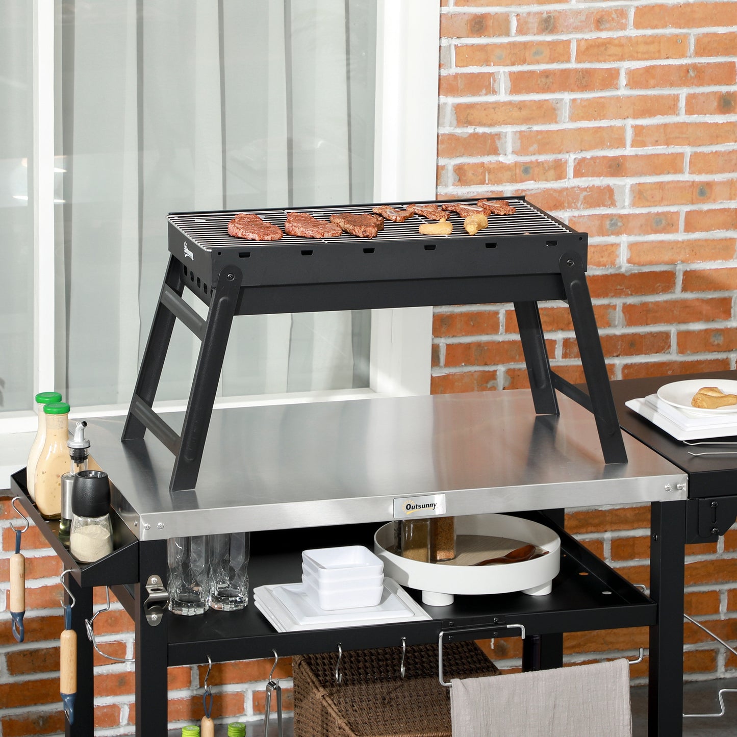 Foldable Charcoal Grill (1)