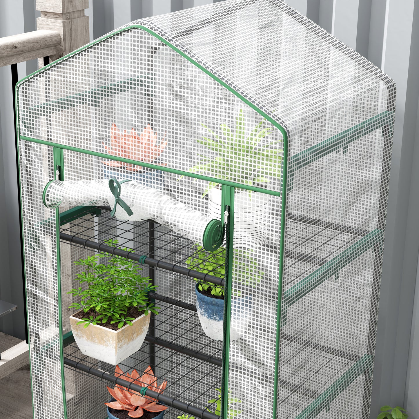 193cm Five Shelf Mini Greenhouse