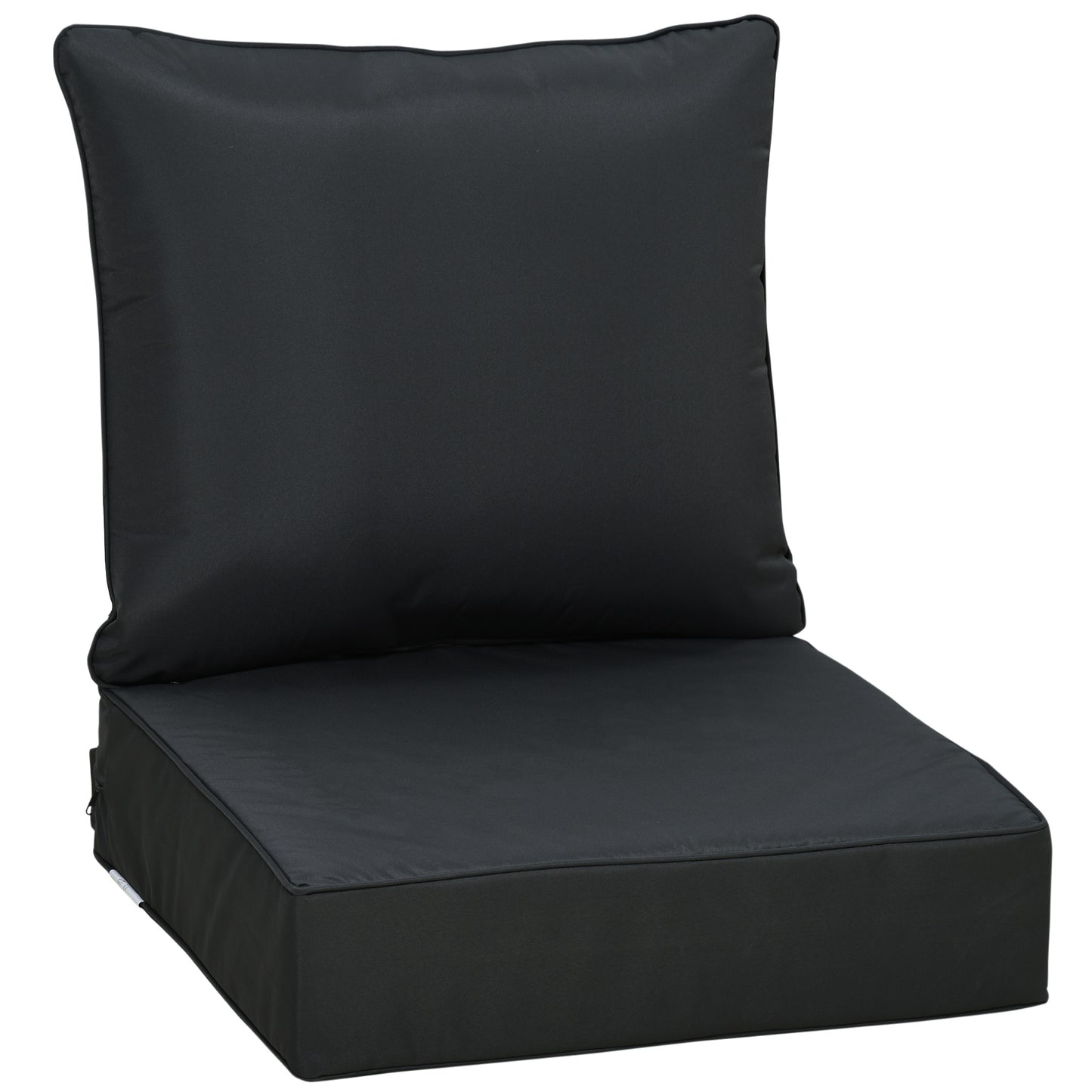 Outdoor Seat and Back Cushion Set Patio Deep Seating Chair