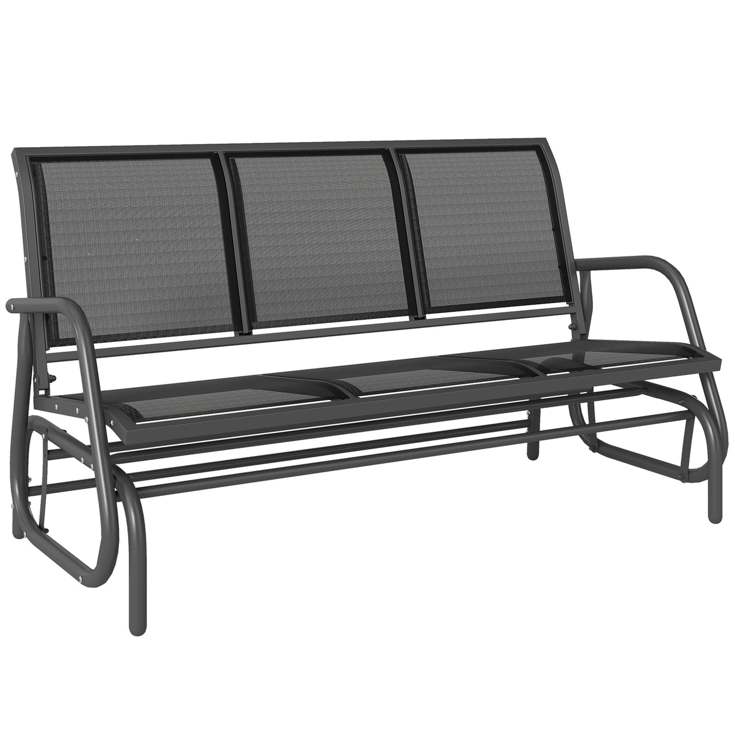 3-Seat Glider Rocking Chair