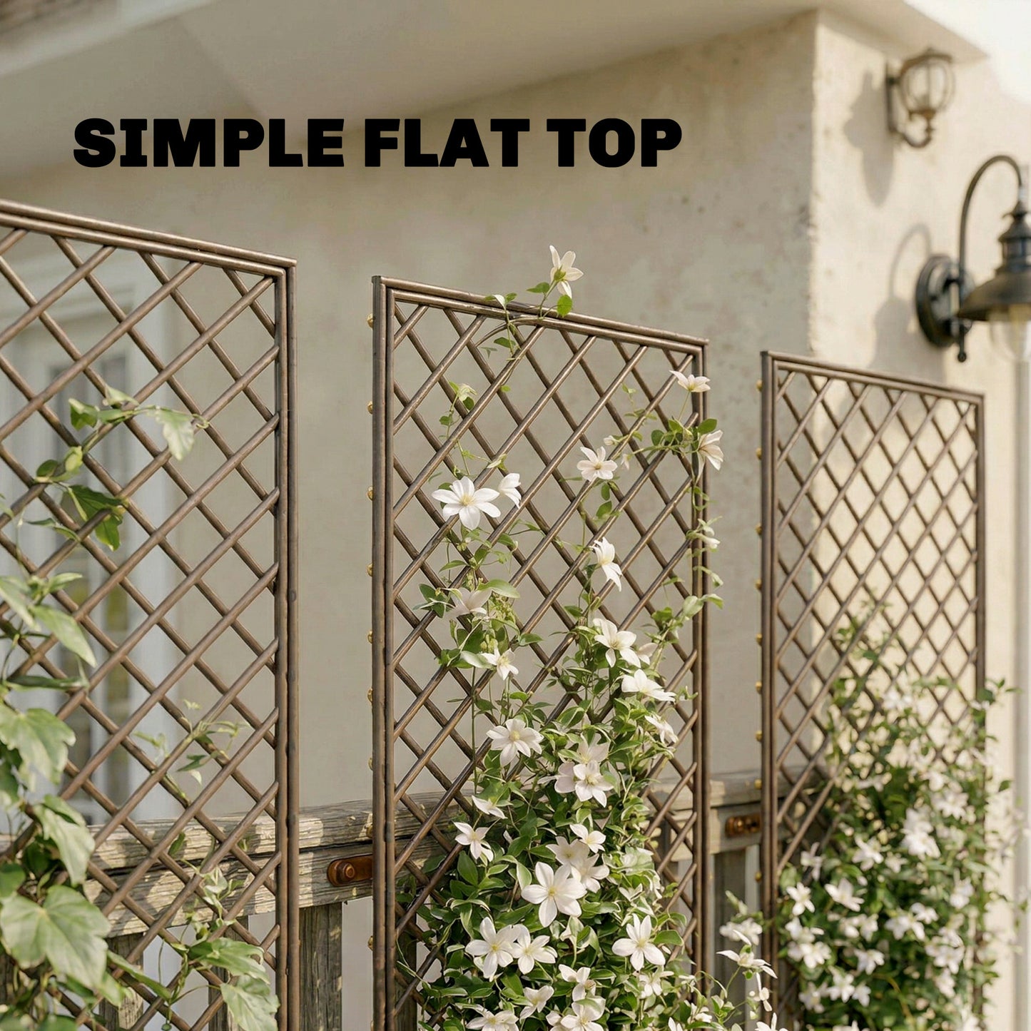 Garden Trellis, Decorative Trellis Panels for Climbing Outdoor Plants