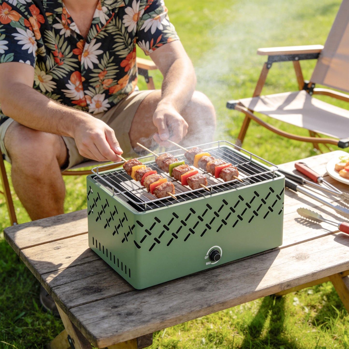 Portable Charcoal BBQ Grill
