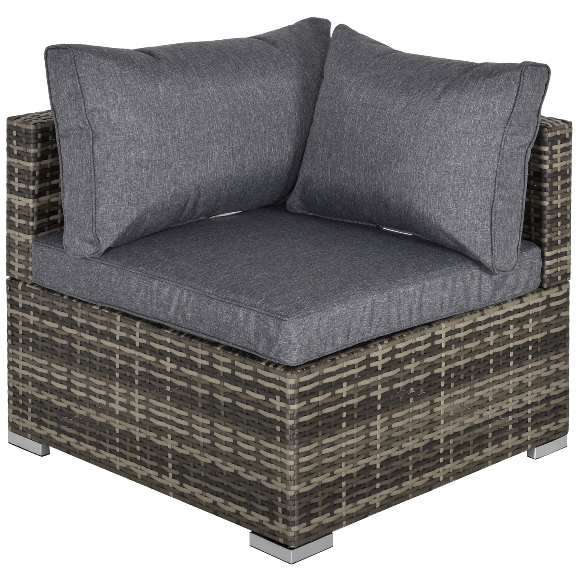Outdoor PE Rattan Corner Sofa (1)