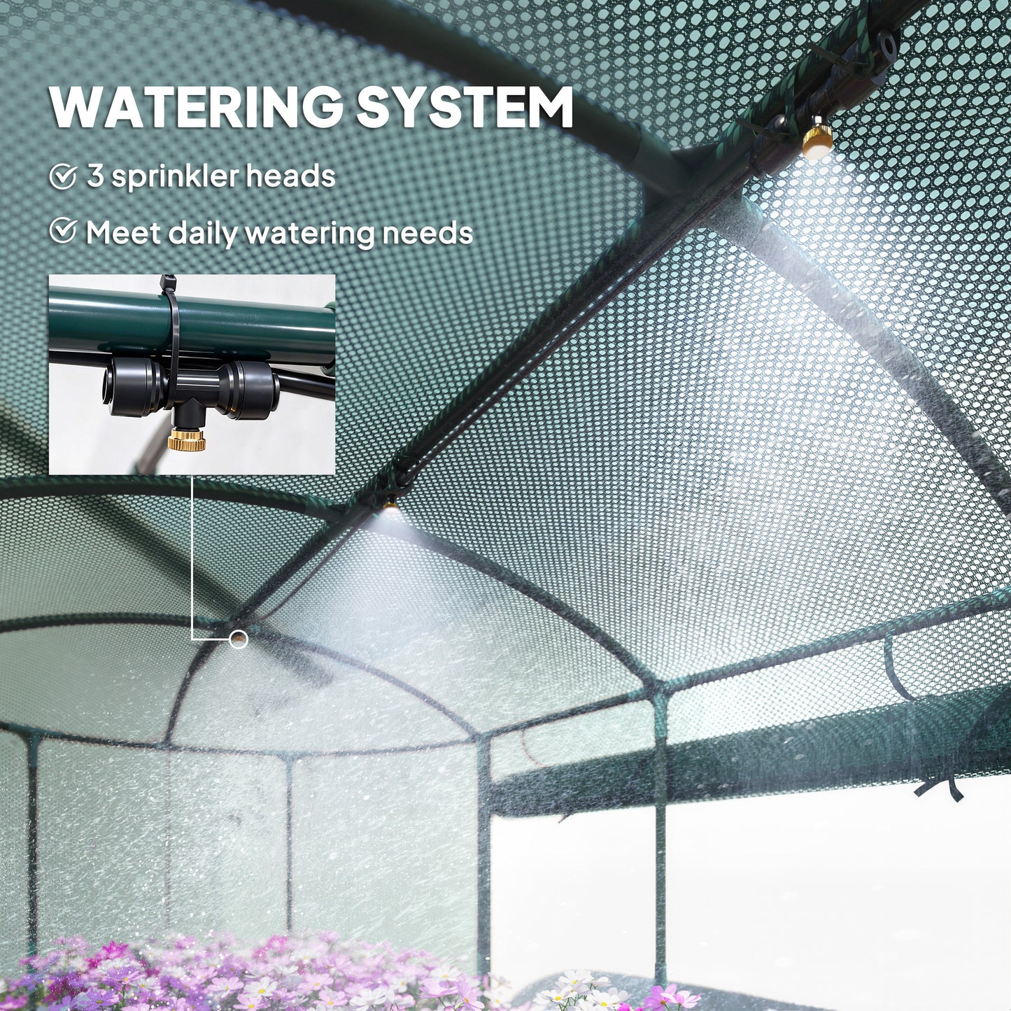Galvanised Raised Garden Bed Kit with Self Watering System
