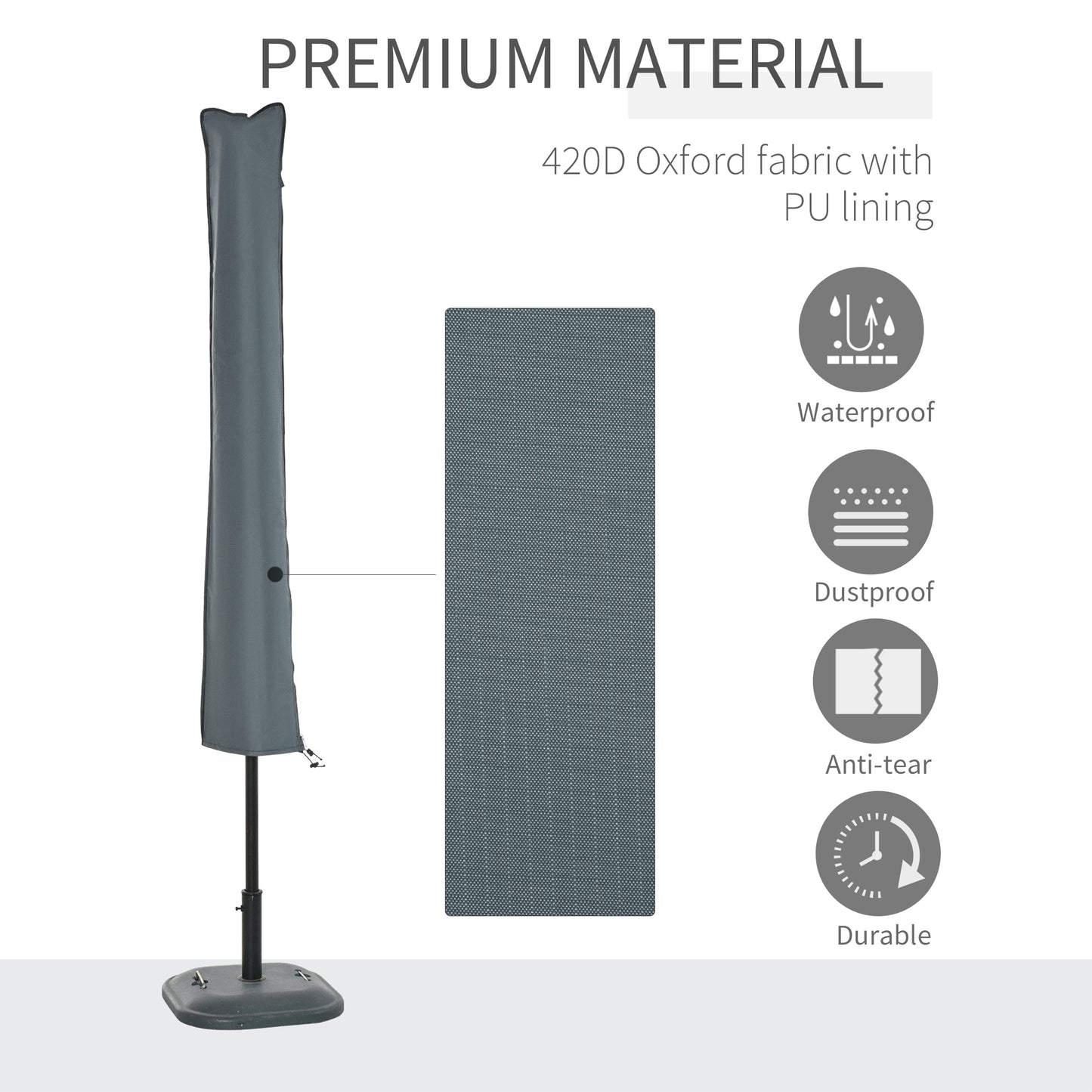 Parasol Cover, Cantilever Umbrella Cover