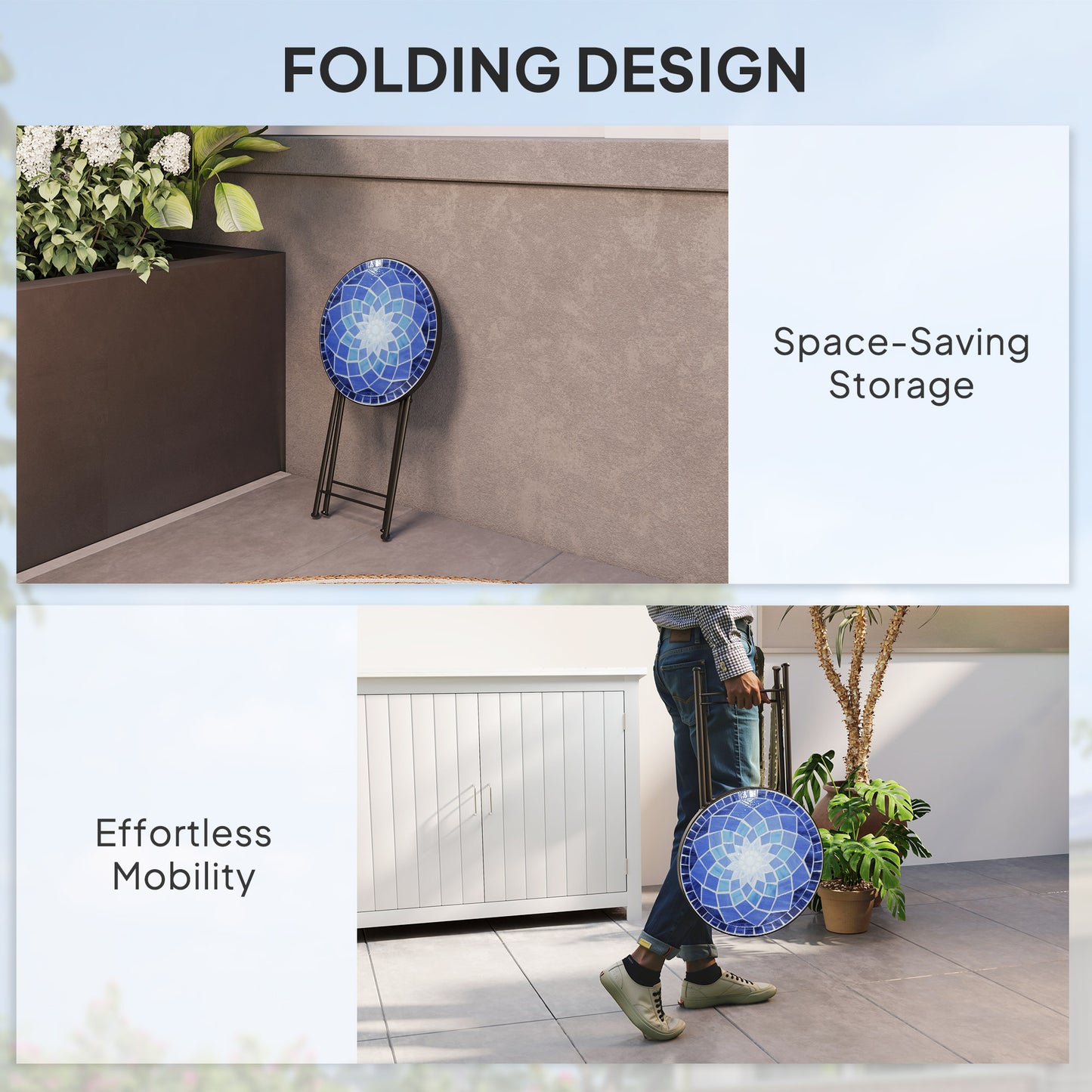 Mosaic Outdoor Garden Table (4)