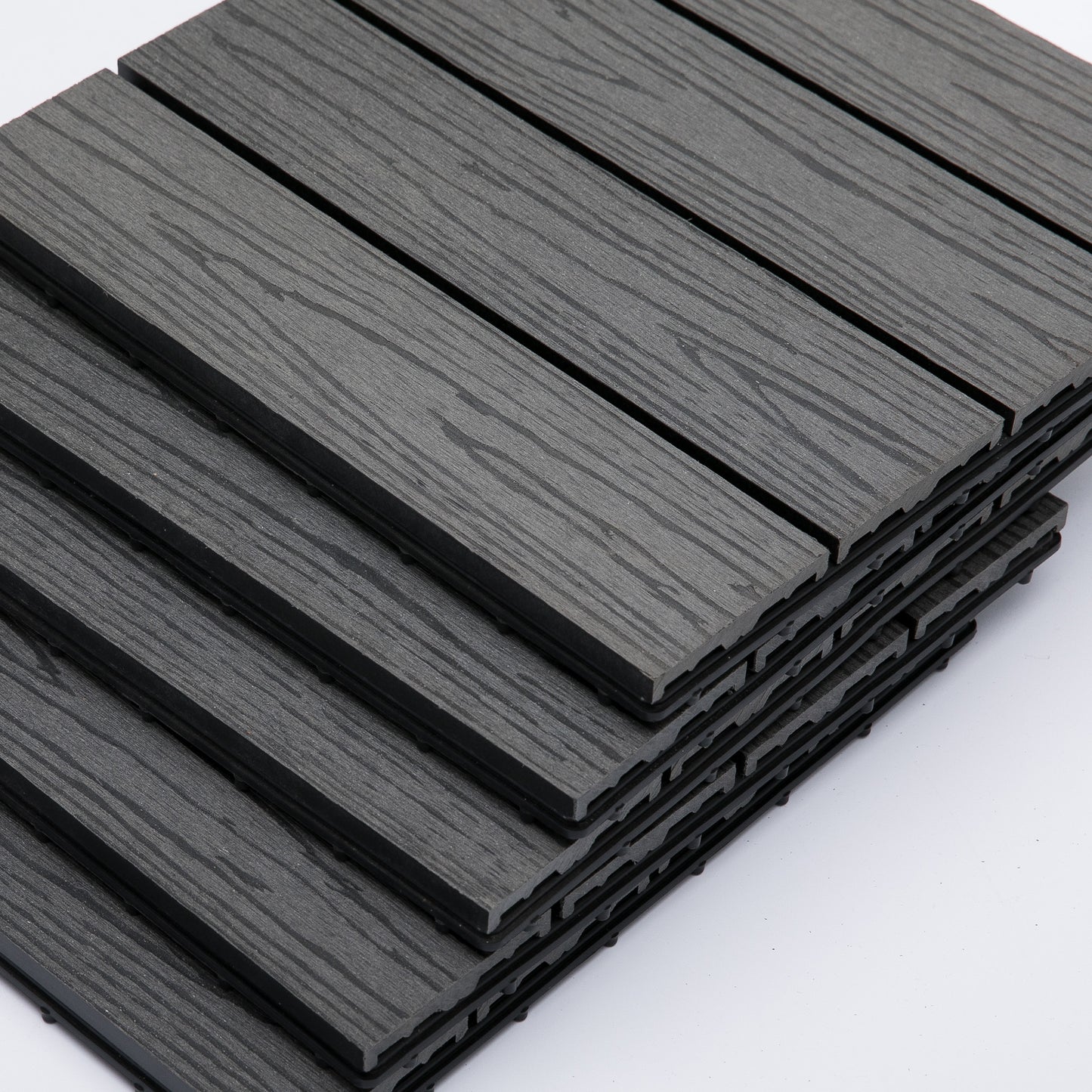 WPC Interlocking Decking Tiles