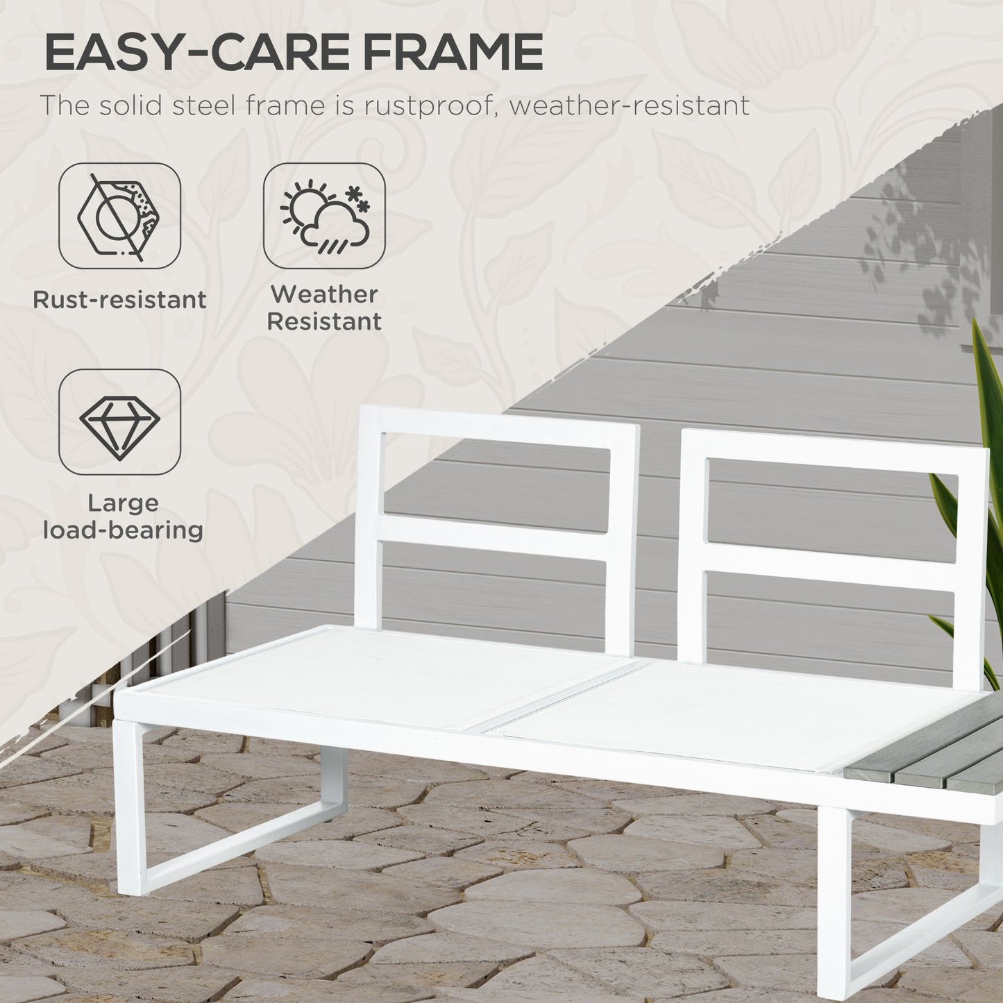 4 Pieces Garden Furniture Set