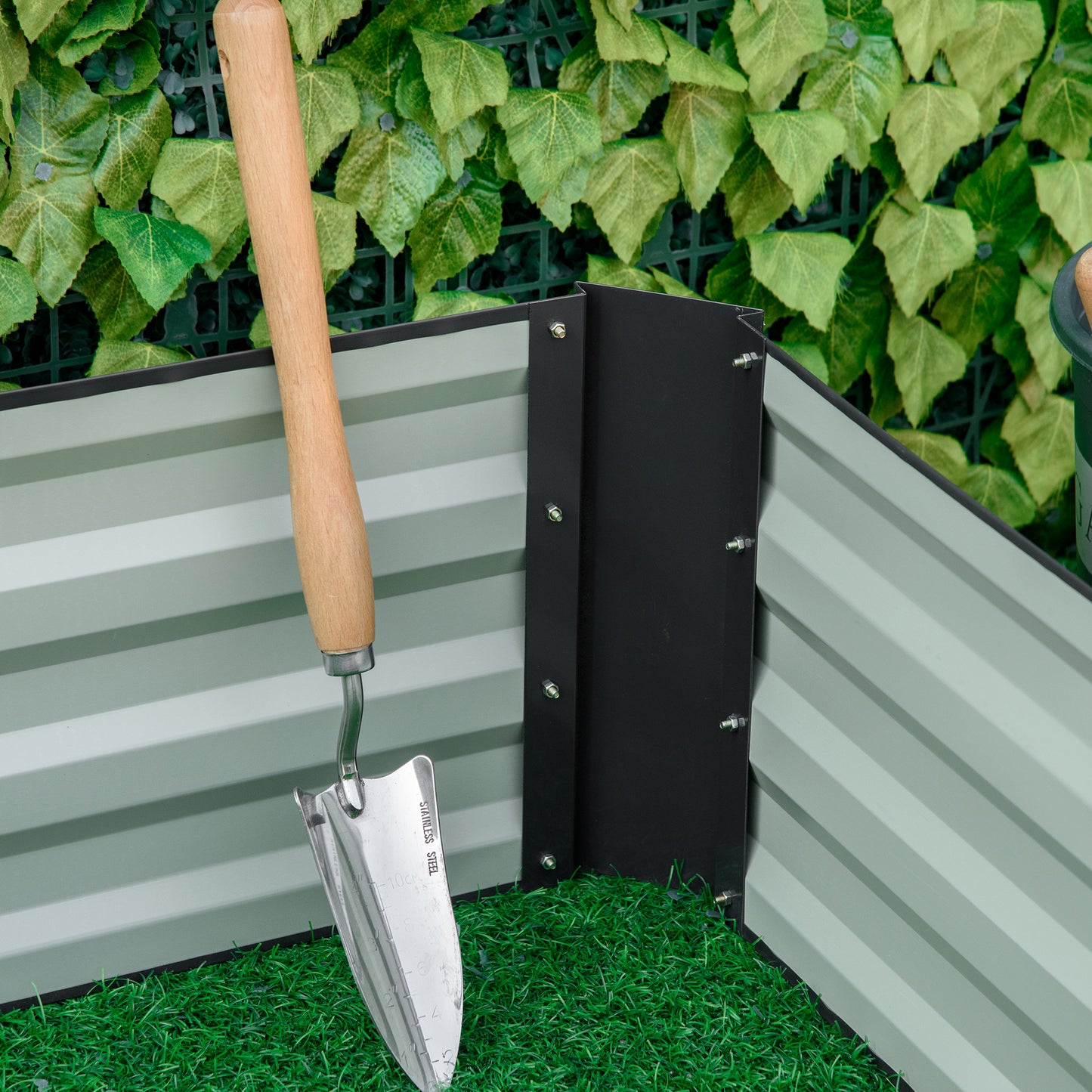 Metal Raised Garden Bed Planter Box Outdoor Planters (1)