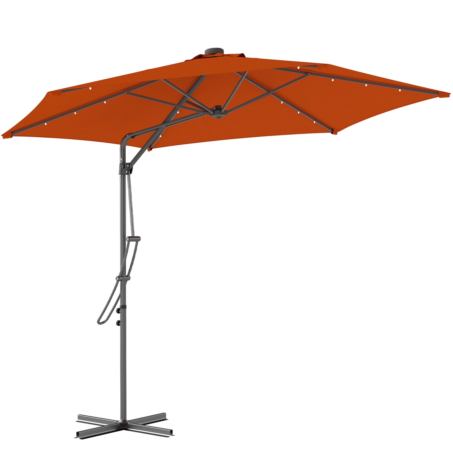 3(m) Solar LED Cantilever Parasol