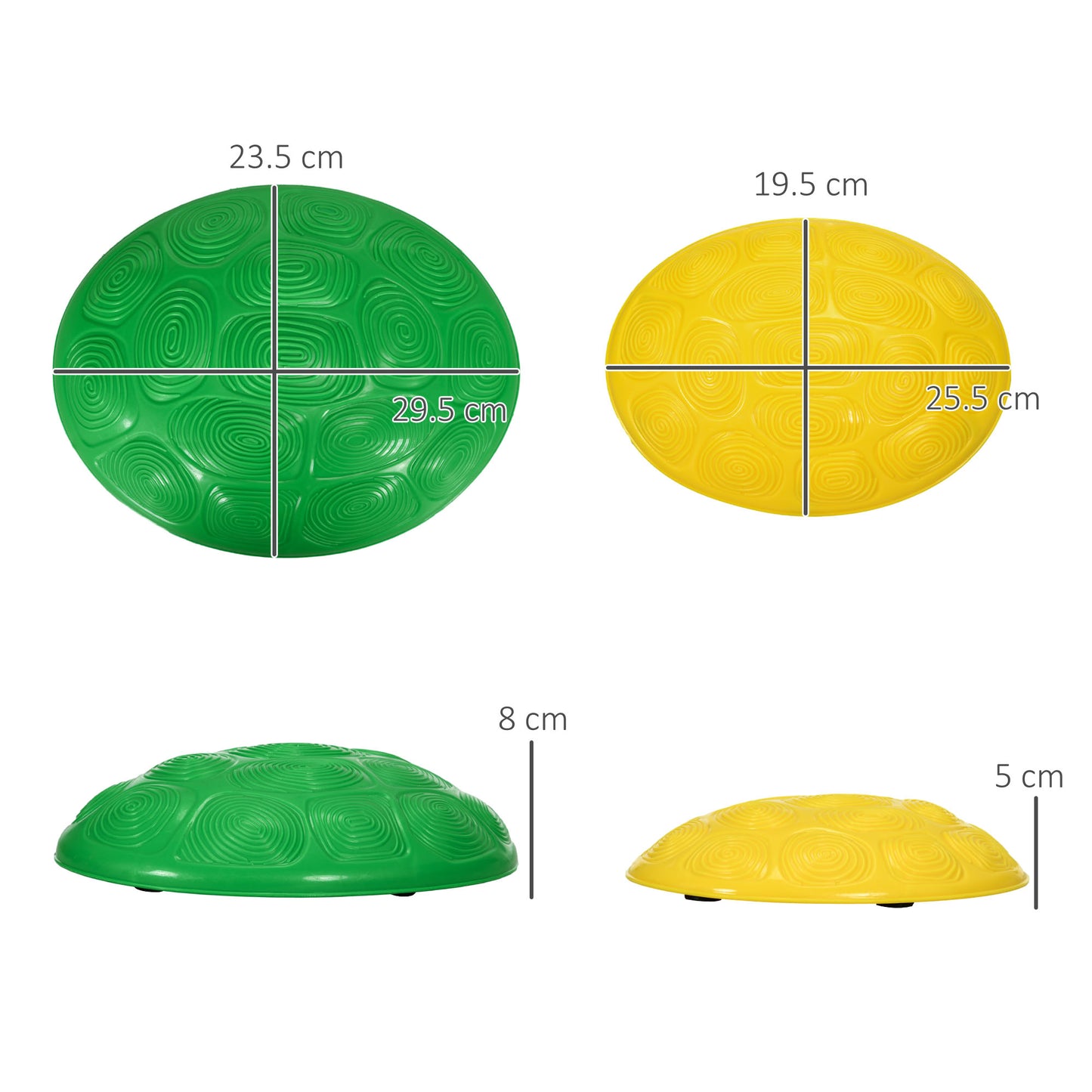 Eight-Piece Kids Stepping Stones, with Non-Slip Mats