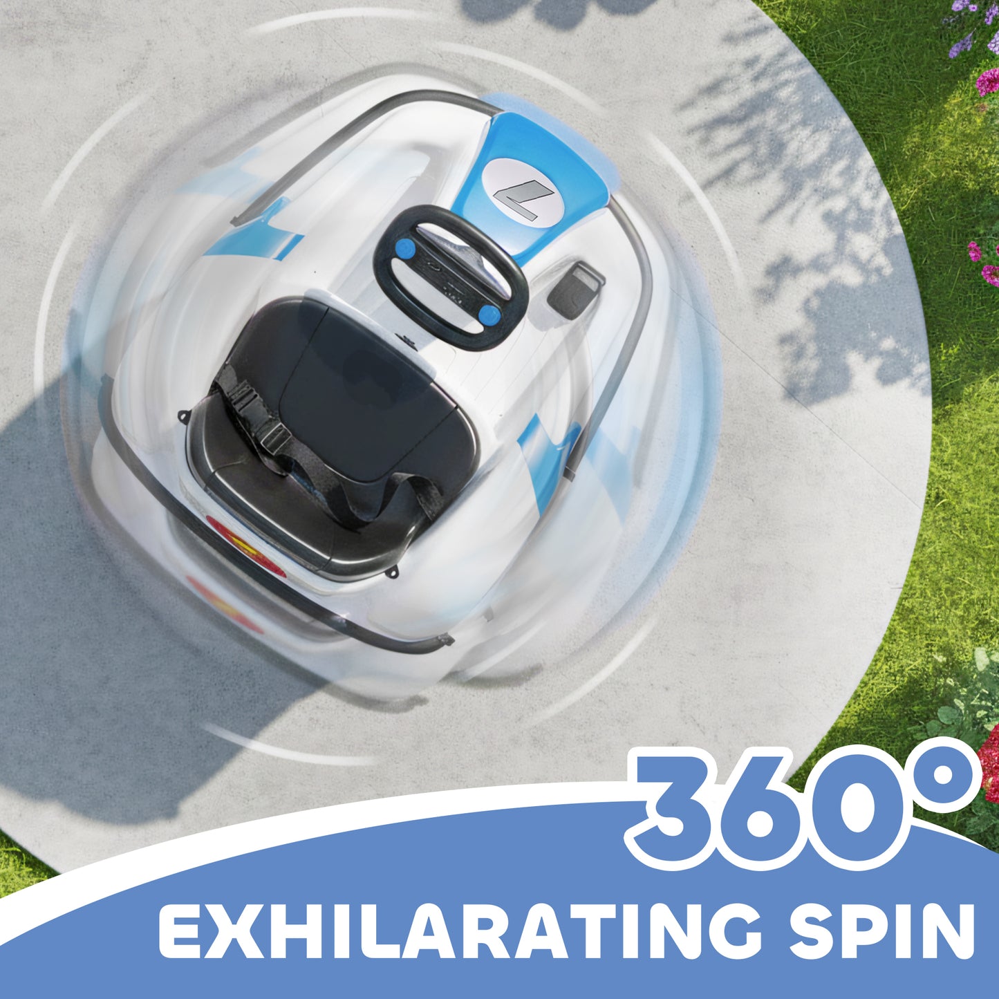 Kids Bumper Car with 360-Degree Rotation