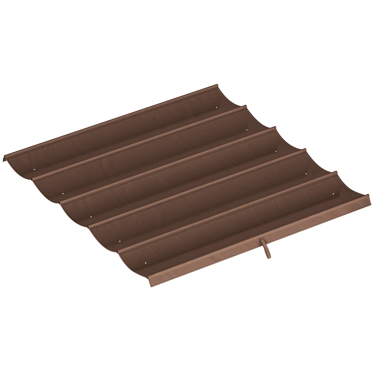 Retractable Pergola Cover, 2.55 x 2.5 m Replacement Canopy Fabric