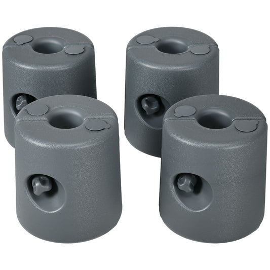 HDPE Tent Weights Set of 4, Canopy Weights, Fill with Water or Sand