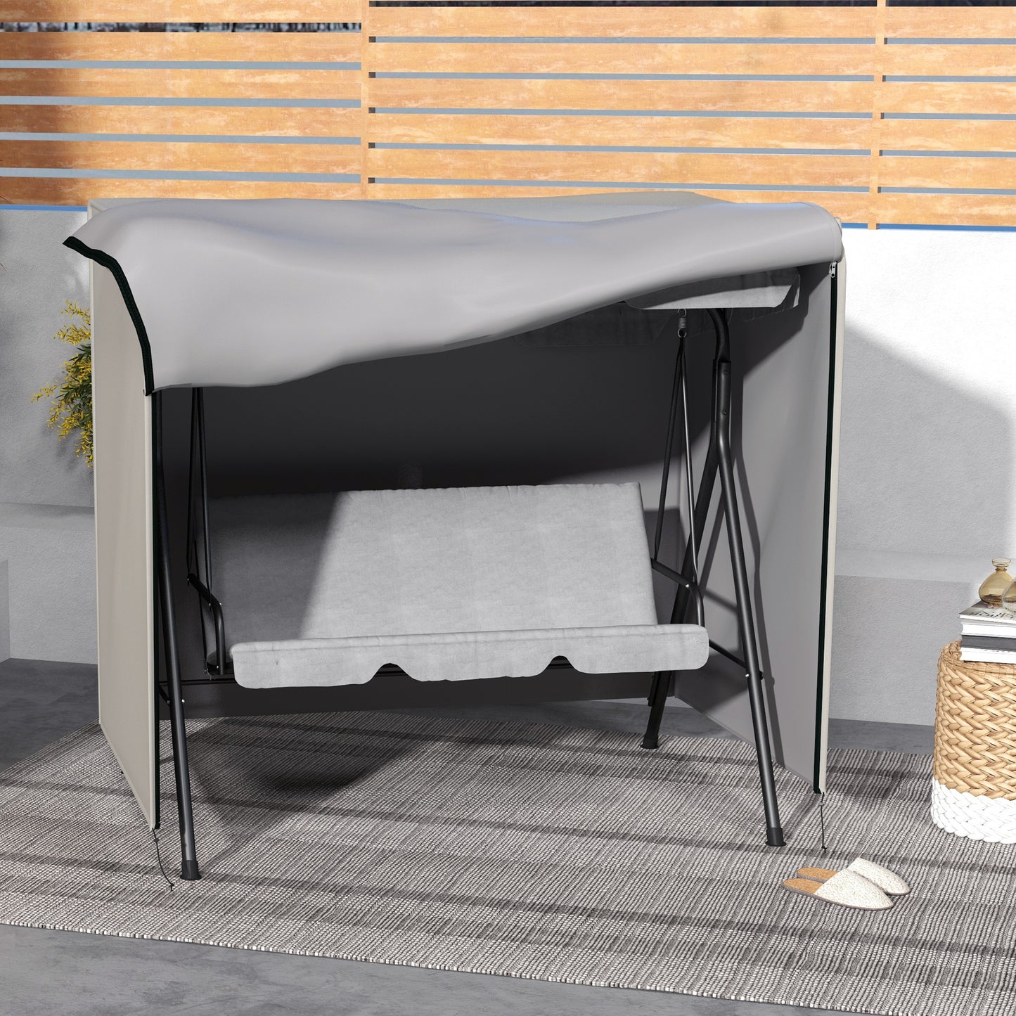 152 x 177cm Three-Seater Swing Chair Protective Cover