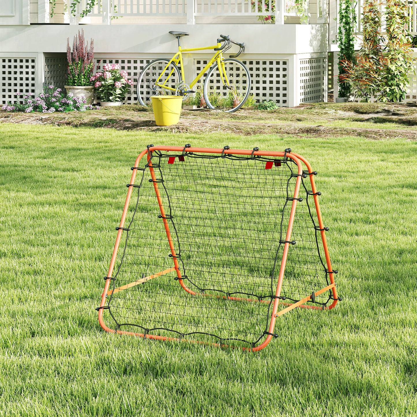 Double Sided Football Rebounder Net
