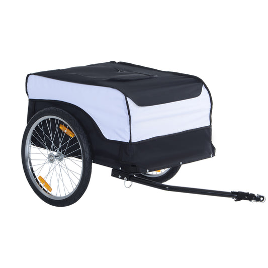 Bike Trailer Cargo in Steel Frame Extra Bicycle Storage Carrier