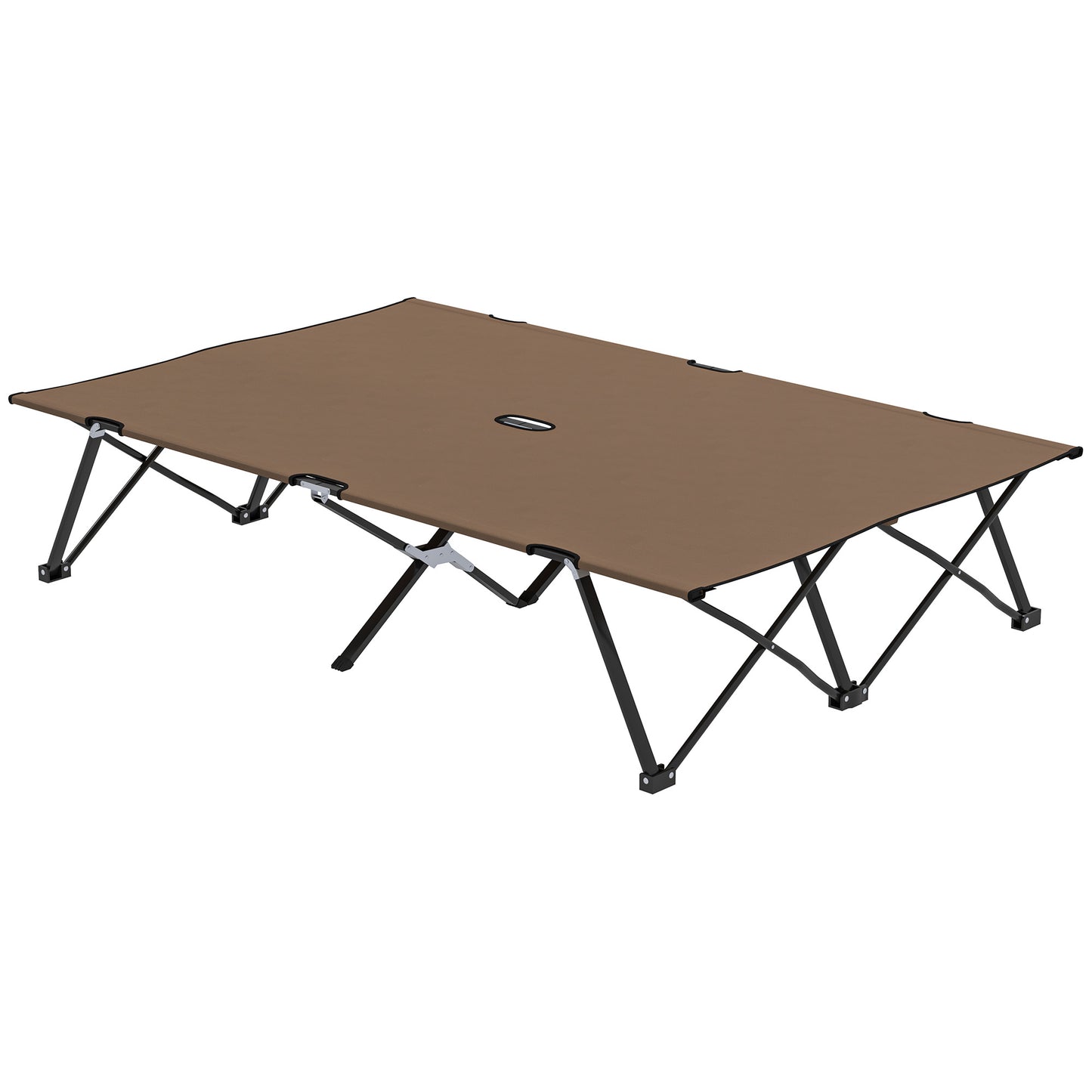 Double Camping Cot Bed, with Bag