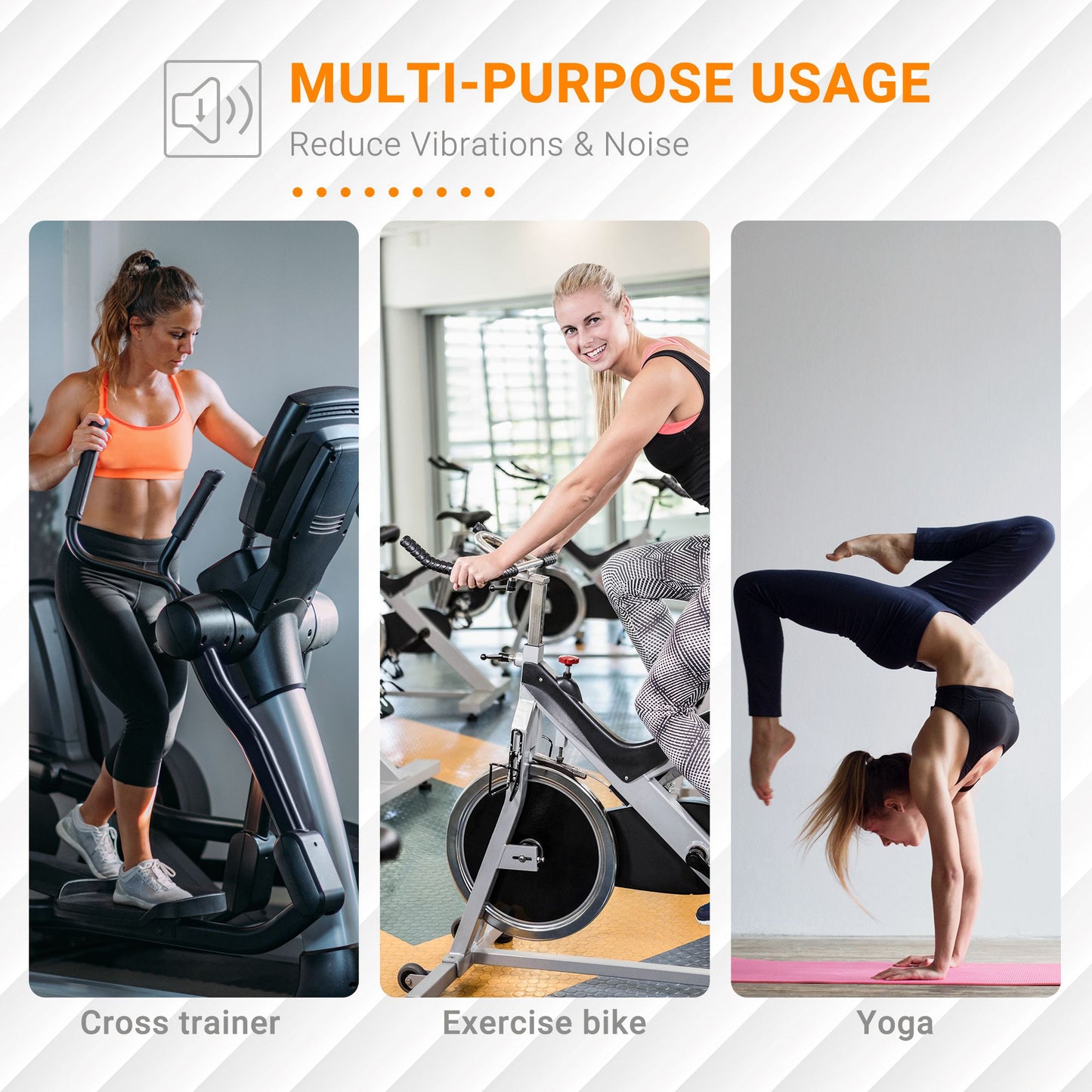 Multi-purpose Exercise Equipment Protection Mat Non-slip Floor