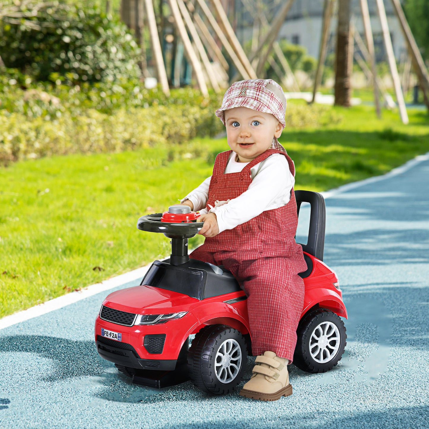 3-in-1 Ride On Car Foot To Floor Slider Toddler w/ Horn Steering
