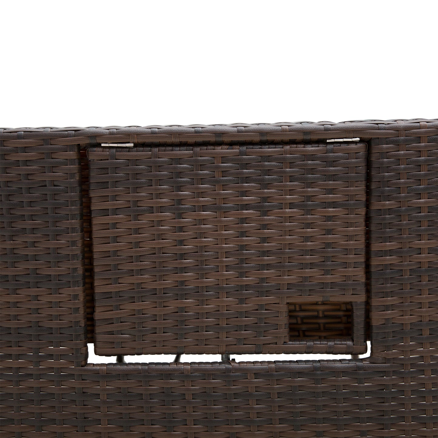 Rattan Sun Lounger 2 Seater Day Bed with Cushions