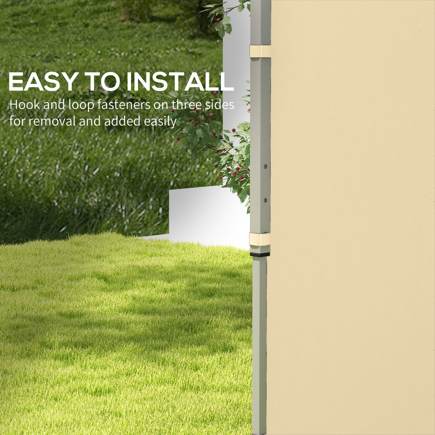 Set of Two 3 x 3(m) Replacement Zipped Gazebo Walls