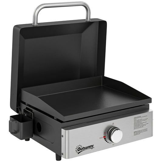 Grill Griddle, Portable Gas Plancha, 3.5 kW