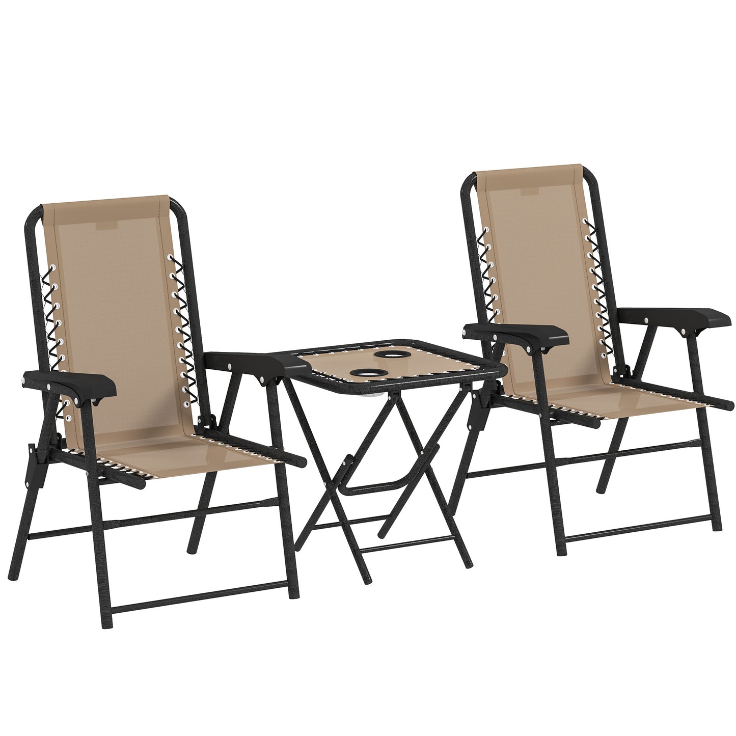 Three-Piece Garden Table and Chair Set