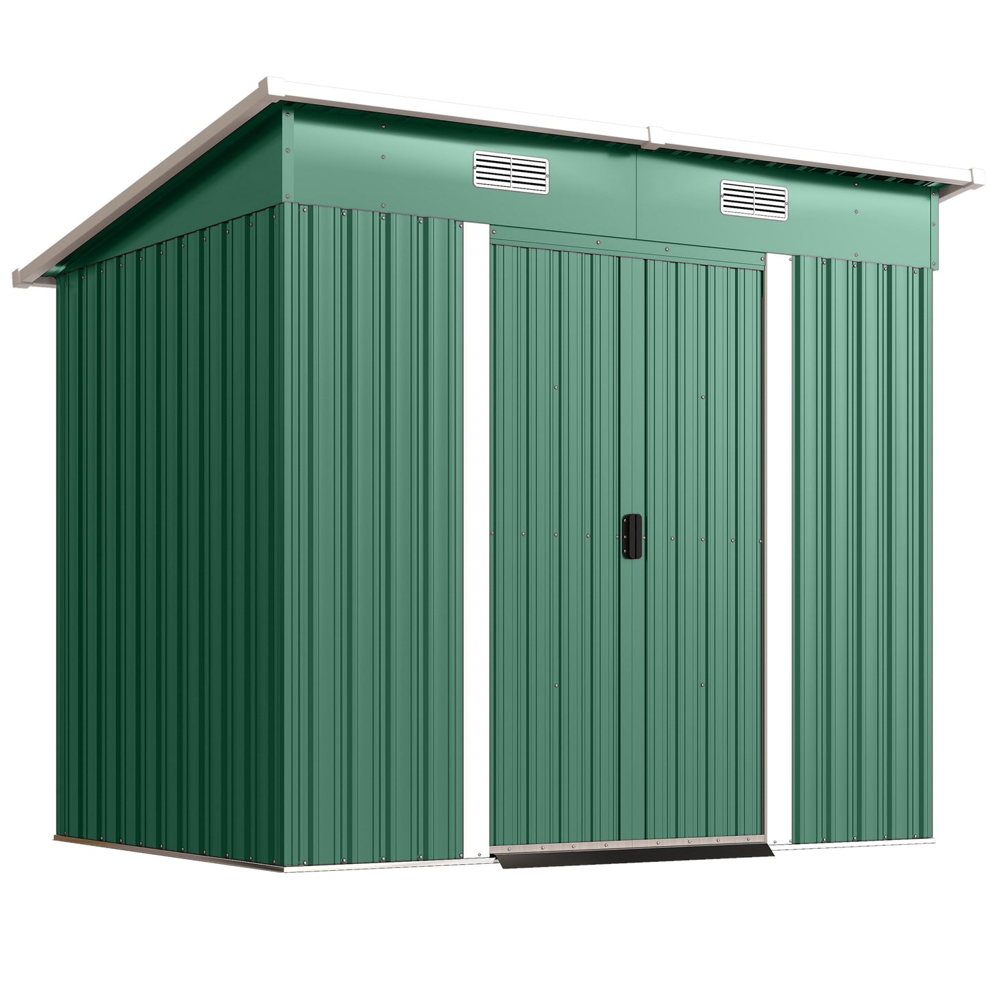 7 x 4ft Outdoor Storage Shed with Foundation Kit (1)
