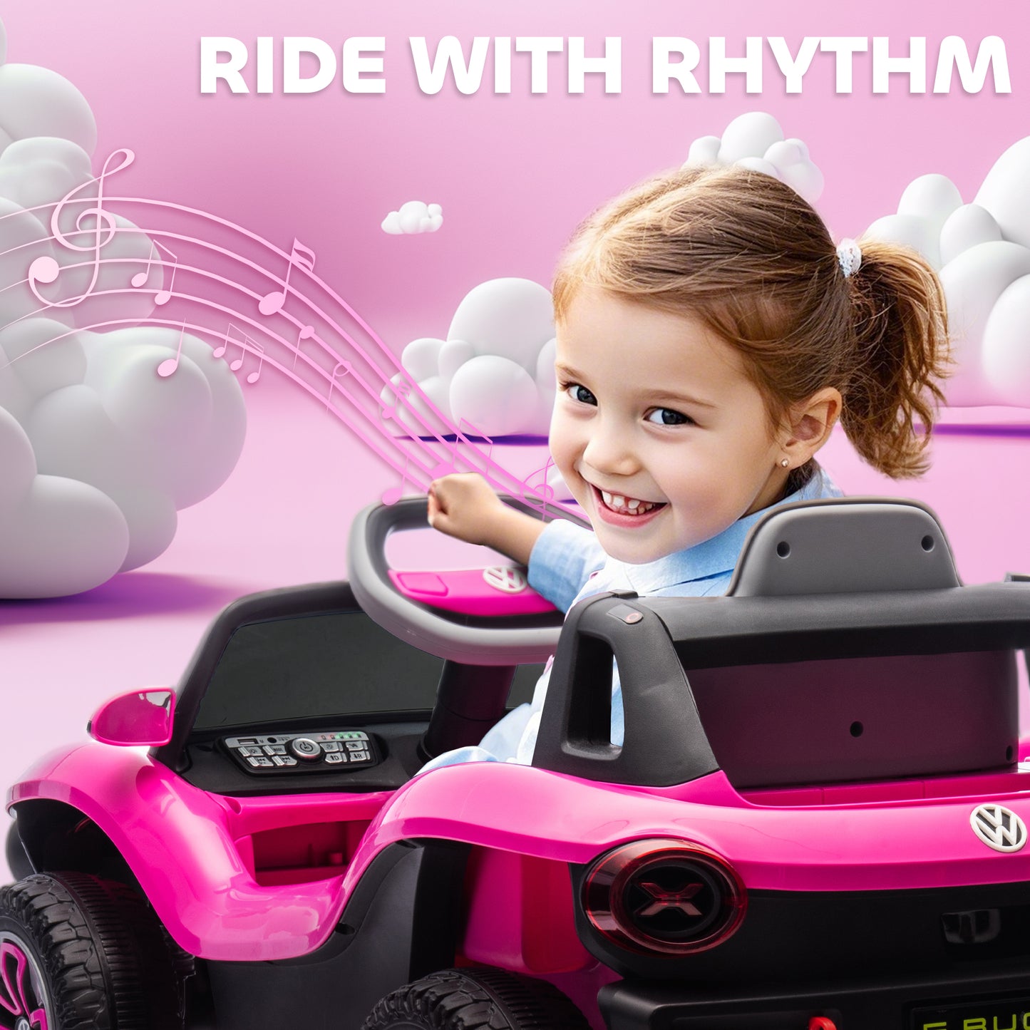 Volkswagen Licensed Kids Electric Car with Remote Control