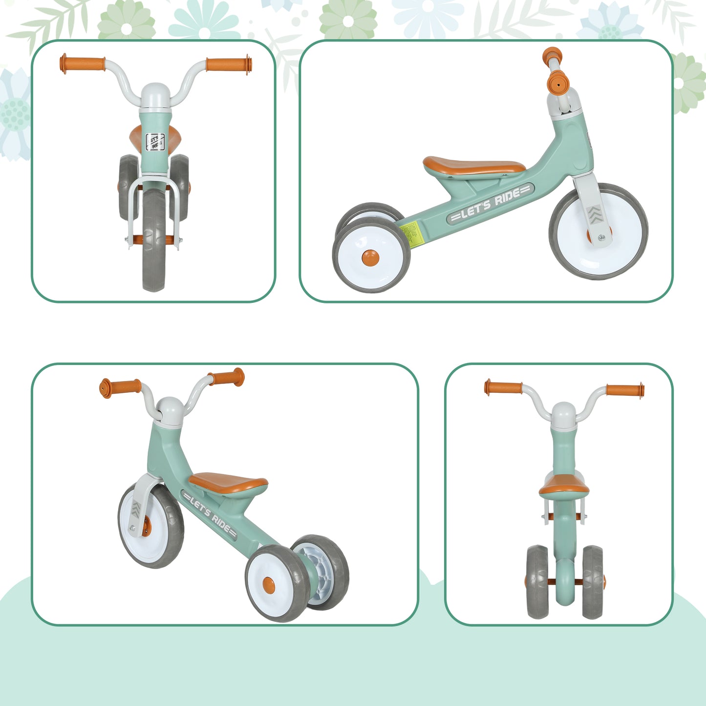 Toddler Balance Bike with No Pedal