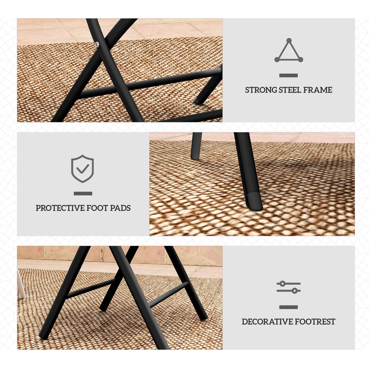 3 Pieces Outdoor Bistro Set (1)