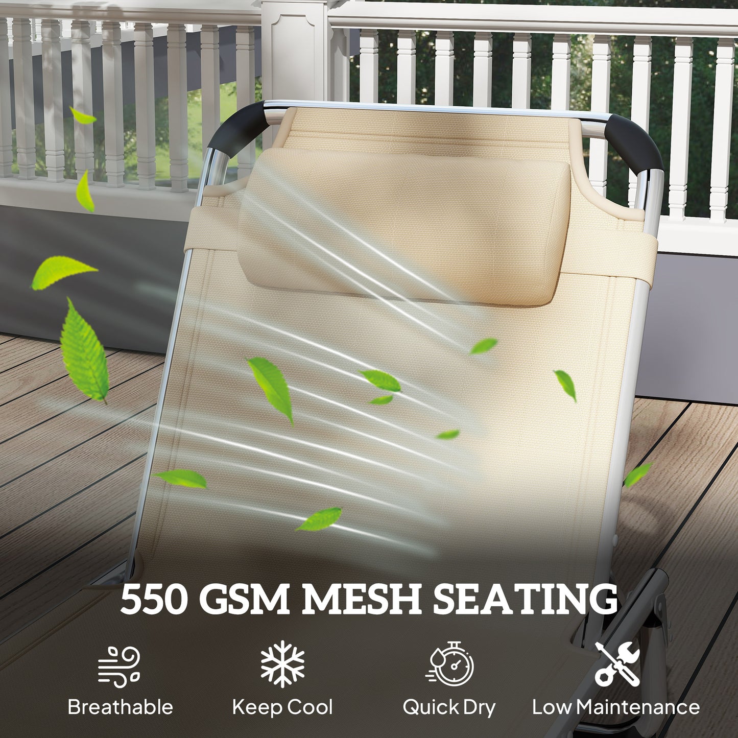 Foldable Outdoor Sun Lounger