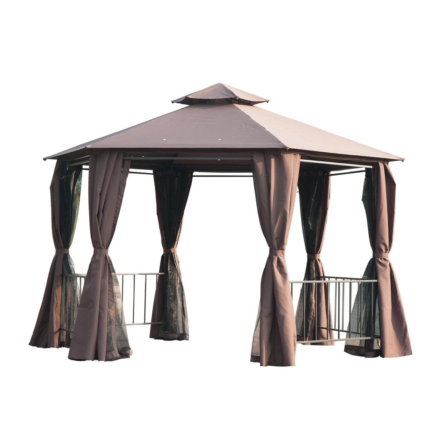 3 x 3(m) Hexagon Gazebo Patio Canopy Party Tent Outdoor Garden