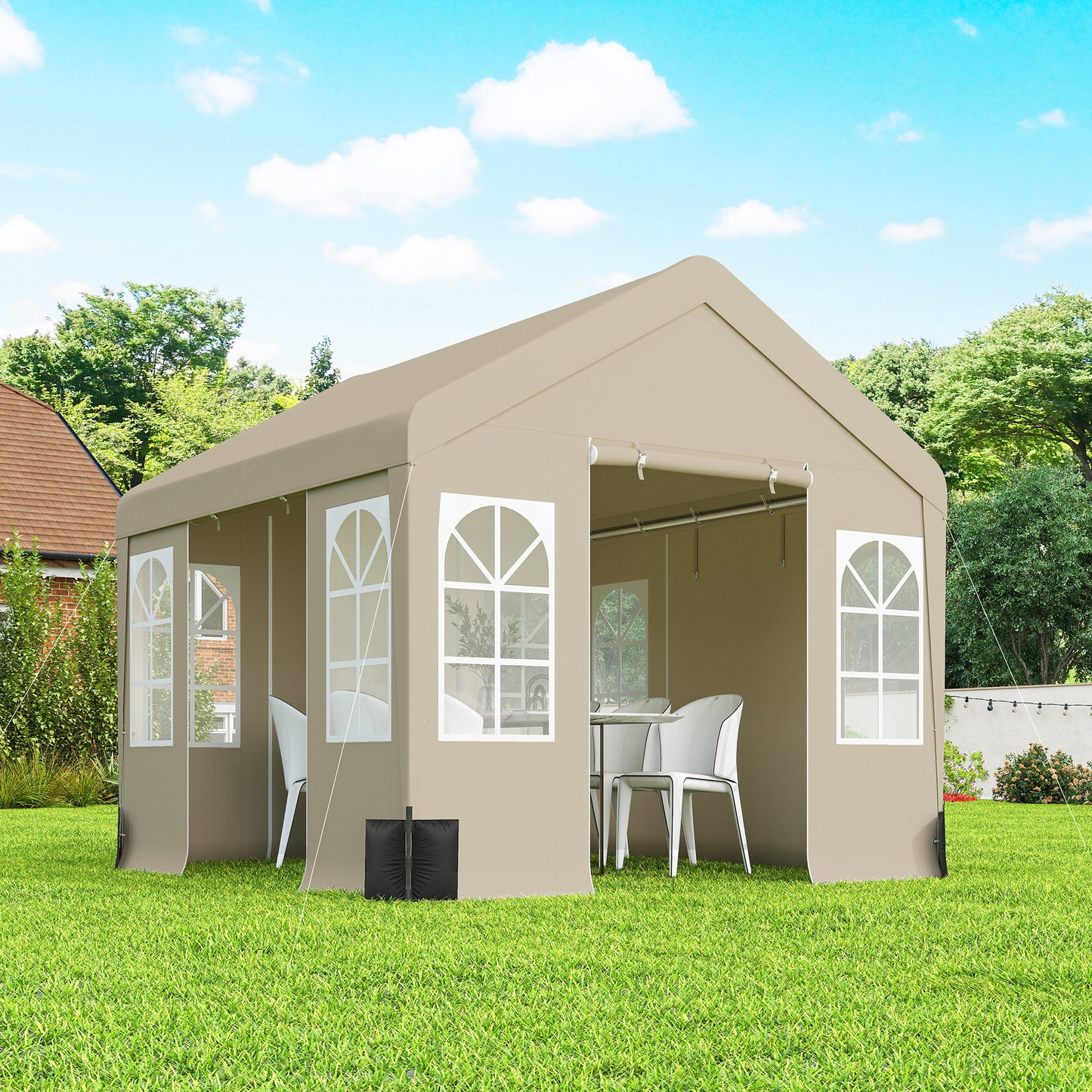 3 x 3 m Party Tent, Outdoor Canopy Tent Shelter