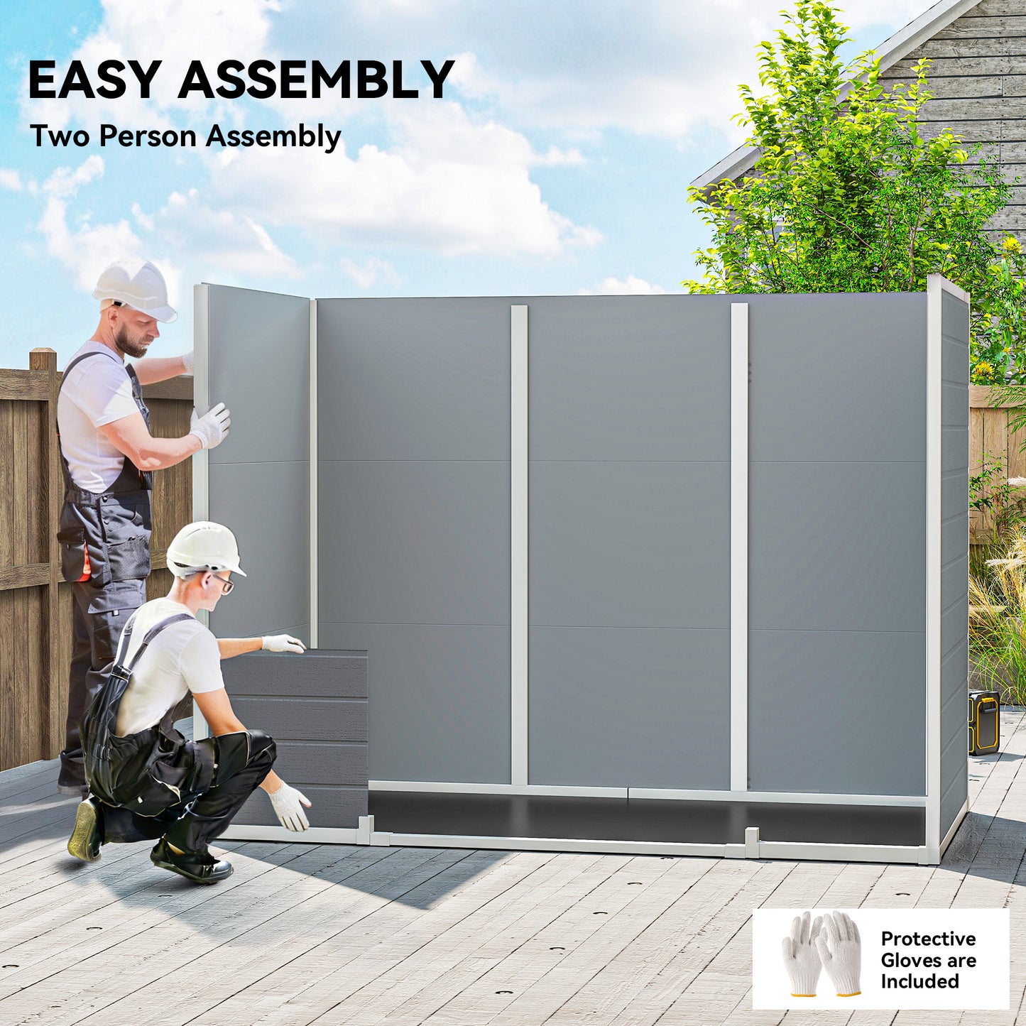 8 x 4 ft Resin Garden Shed