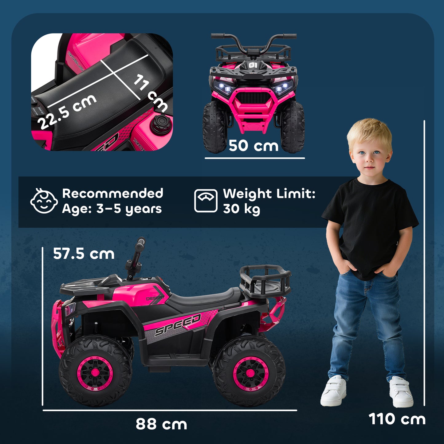 12V Kids Electric Ride on ATV