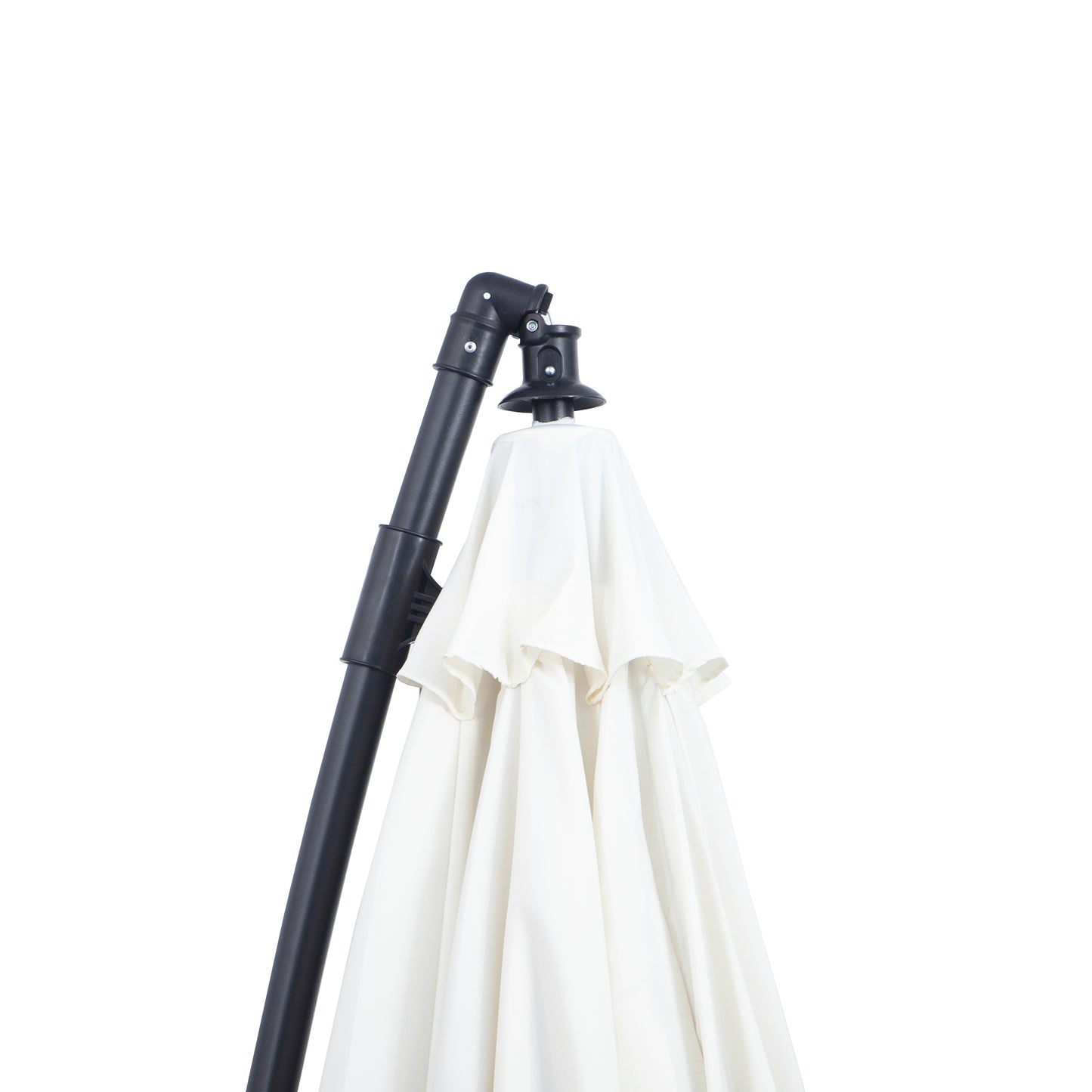 3(m) Cantilever Umbrella 18 Ribs & Vents Adjustable Angle for Patio